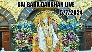 Live Shirdi Sai Baba Temple : 5 JULY 2024 ToDay Shirdi Live