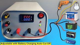 0-40v 20A Adjustable Power Supply with Auto Cut Off All Battery Charging