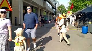 Walking Turku international Grand market 2024