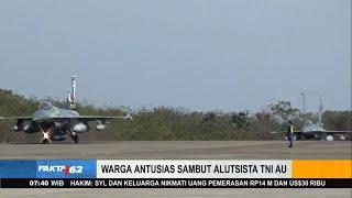Warga Antusias Sambut Alutsista TNI AU Di Kupang, Nusa Tenggara Timur - Fakta +62