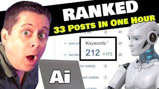 I Used AI To Rank 33 Blog Posts On Google In One Hour!