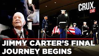 Jimmy Carter Funeral Live | Week Long State Funeral Of Jimmy Carter Begins | USA News Live | Crux