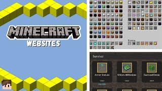  7 HELPFUL Websites you SHOULD KNOW!  | Minecraft Tutorial