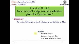 Shell Script to Check file Exist or Not