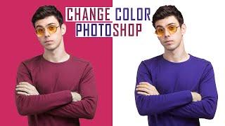 How to change t shirt color in Photoshop