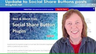 Free Social Share Button Plugins - Best and Worst to Use