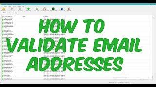 How to Validate Email Addresses