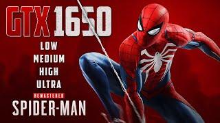 GTX 1650 - Marvel's Spider-Man Remastered - 1080p All Settings Tested