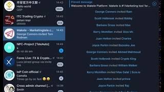 Makele #1 Marketing tool for Telegram Group and Channel in 2018