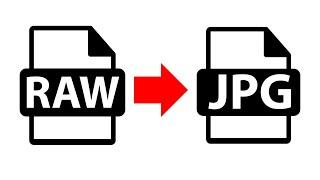(EASY) How To Convert RAW File To JPEG