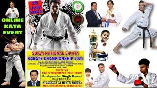 SUKAI NATIONAL E-KATA KARATE CHAMPIONSHIP | ONLINE KARATE CHAMPIONSHIP | INDIRAPURAM KARATE SCHOOL