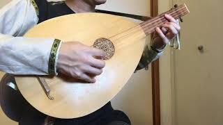 "Chanterai por mon coraige" : Guiot de Dijon(13th.C France) / Played with the Medieval Lute