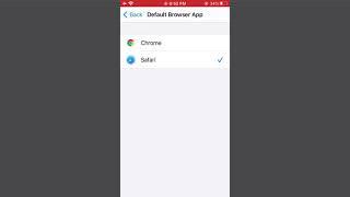 iOS 14 beta 8 choose Default Browser App 