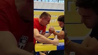 Championship of Ukraine in Armwrestling 2022  Senior Men Left hand 75kg Final