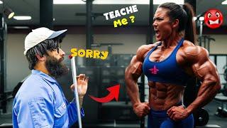 ANGRY WOMEN BODYBUILDER Shocks ANATOLY in a GYM  | Anatoly GYM PRANK #5