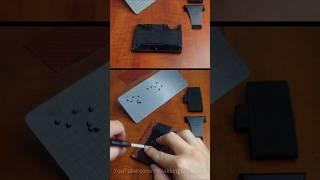 Ridge wallet money clip install - How to put money clip on ridge wallet #RidgeWallet