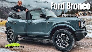 Ford Bronco 2023 - Alternative für Jeep Wrangler + Mercedes G-Klasse? - Bald in Deutschland - Review