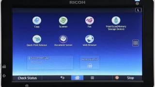 Ricoh Smart Operation Panel Smart Interface - Classic interface install