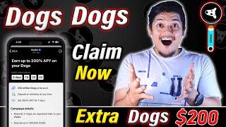 Claim $200 Extra DOGs Coin  - DOGs Coin 300% APY 2024  | 3 Ways Dogs Mining Airdrop 2024 