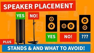 Monitor Placement For The Mids & Highs | Speaker Stands And How To Get A GREAT Stereo Image