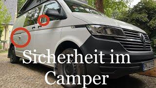 Diebstahlschutz und Sicherheit im VW T6.1 Camper (wie California)