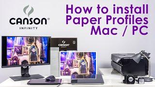 HOW TO: Download & Install 3rd Party Paper Profiles for Inkjet Printers on both Mac & Windows 10