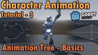 Godot 3D - Animation Tree Part 1 - Basics | Character Animation Tutorial: 3