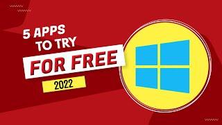 Top 5 Free Windows  Apps You Must Try | TECH TAP