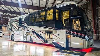 Touring The New 2025 Prevost Millennium Luxury Coaches Quad Slide with Company Founder!