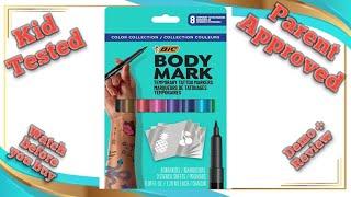 BodyMark Temporary Tattoo Marker Review | Vibrant Assorted Colors for Creative Body Art