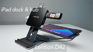 All-in-One Usb-C Hub & Stand for iPad Pro / iPad Air 4 - Lention D42