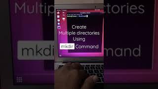 Create multiple directories at once in Linux
