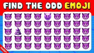 120 puzzles for GENIUS | Find the ODD One Out - Emoji Quiz Edition  Hard levels