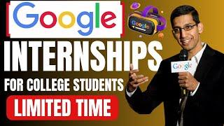 𝐄𝐱𝐩𝐢𝐫𝐢𝐧𝐠 𝐒𝐨𝐨𝐧! Google Summer Internship 2025 | Google is hiring Software Engineering Interns