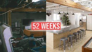 We Remodeled A Warehouse Into The Ultimate Bachelor Pad!!! // 52 Weeks