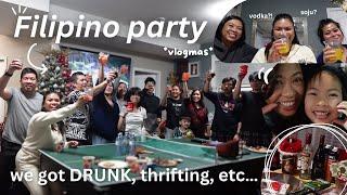 HOW FILIPINOS PARTY?! …Christmas party, family, we got DRUNK?!