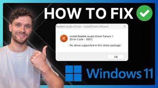 How To Fix Realtek High Definition Audio Driver Issues | Windows 11