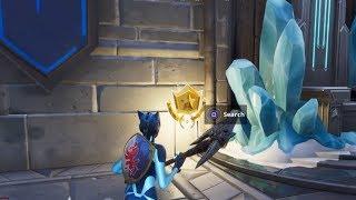 Fortnite Battle Royale - Secret Season 7 Week 7 Battlestar Location (Snowfall Challenges)