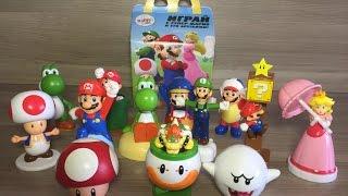 Супер Марио 2016 игрушки в Макдональдс Super Mario happy meal