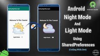 Android Studio Tutorial - How to Create Night Mode and Light Mode | Android Studio - DayNight Theme