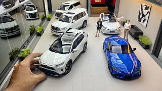 Mega Toyota Car Collection 1:18 Scale | Toyota Dealership Diorama | Diecast Model Cars