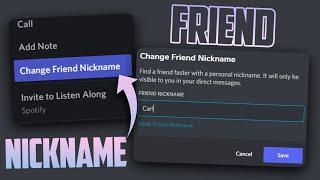 *FRIEND* Nicknames on Discord
