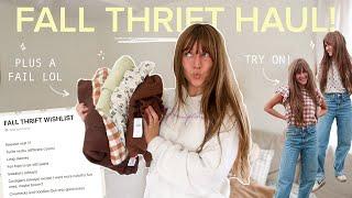 COME THRIFT MY FALL WISHLIST!  (big win + big fail)