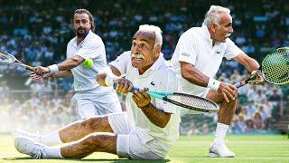 The Least Serious Tennis Match at Wimbledon  Invitation Doubles feat. Mansour Bahrami