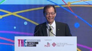 PolyU President Timothy W. Tong at THE Innovation and Impact Summit co-hosted by PolyU & THE