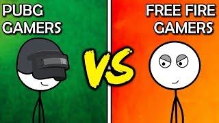 PUBG Gamers VS Free Fire Gamers