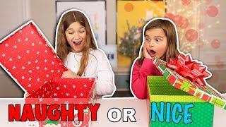NAUGHTY vs. NICE Christmas Present Challenge!!! | JKrew