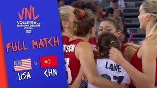 USA  China - Full Match | Women’s Volleyball Nations League 2019