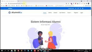 Website Sistem Informasi Alumni dengan Framework Codeigniter