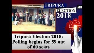 Tripura Election 2018: Polling begins for 59 out of 60 seats - Tripura News